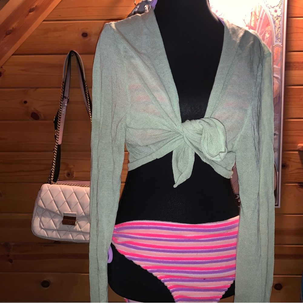 Mint Green Knotted Women Top